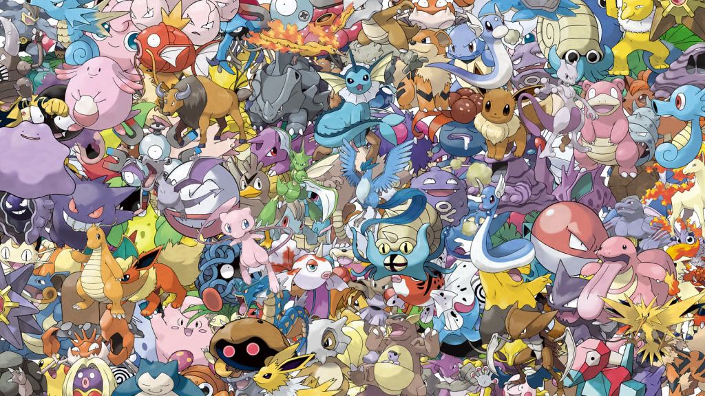 All Kanto Pokemon Wallpaper Desktop Background