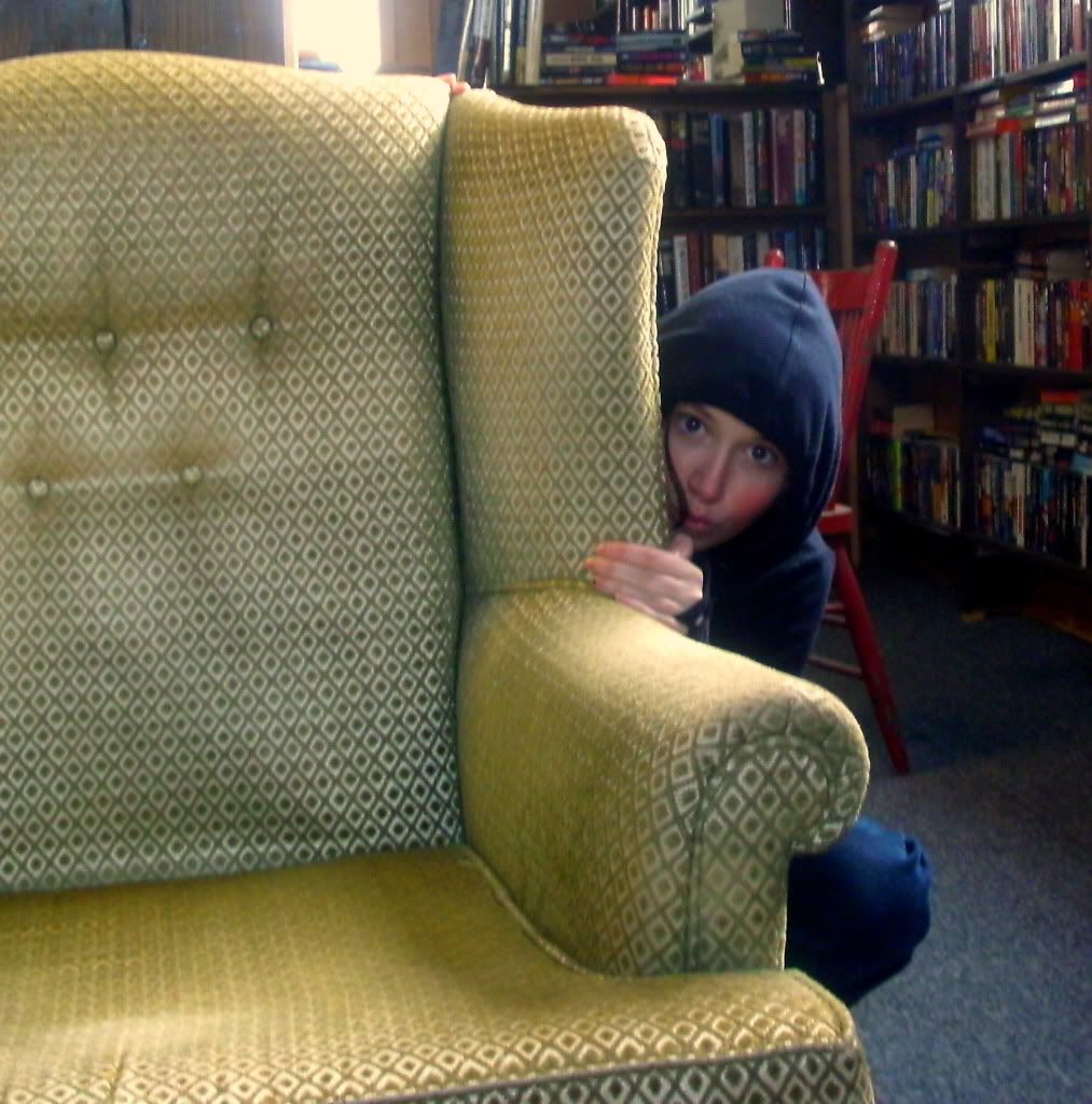 Ashley Hides Behind The Chair Photo by memorylessphotos Photobucket