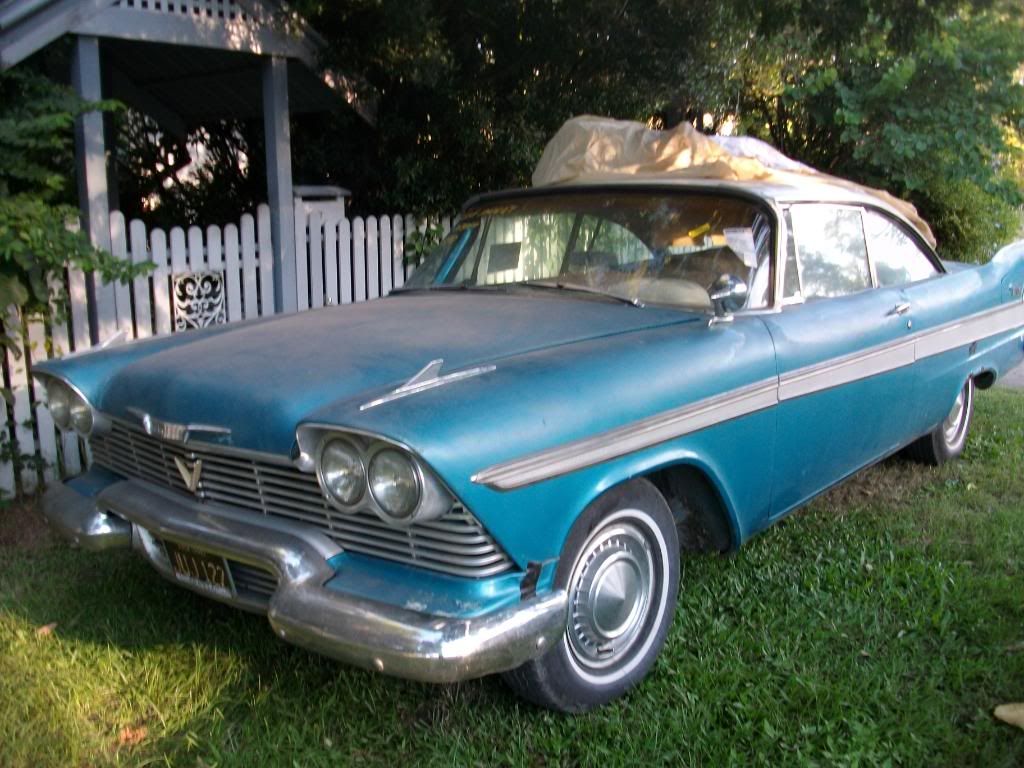 Re 1957 or 58 plymouth fury