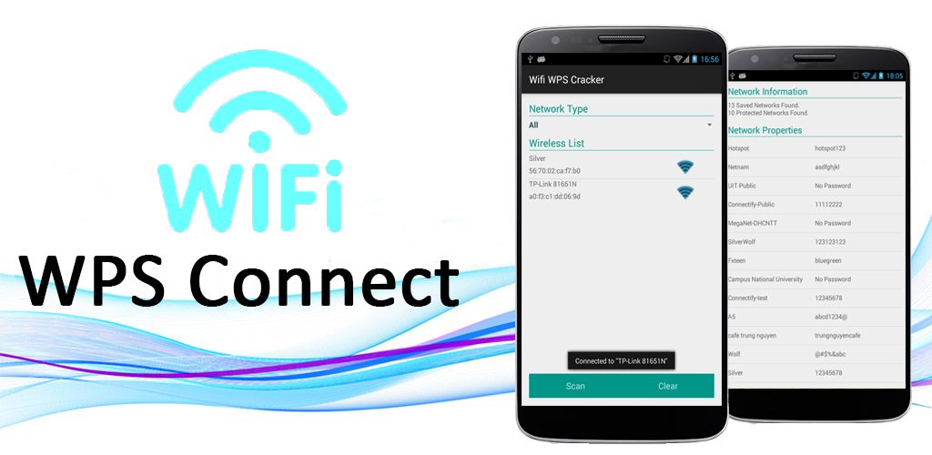 Wifi WPS Connect – Phần mềm crack wifi hỗ trợ WPS