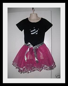 Zebra Print Tutu Set