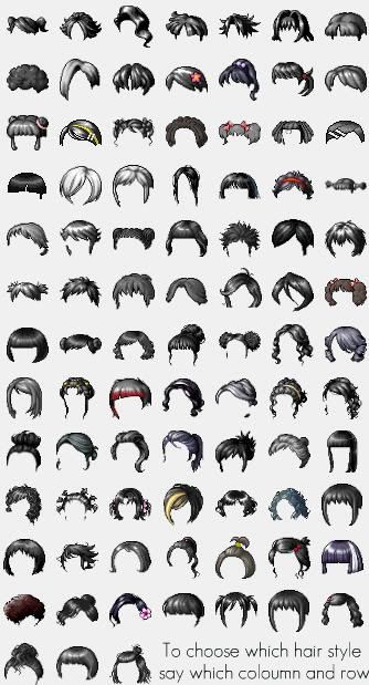 Animated Girl Hair