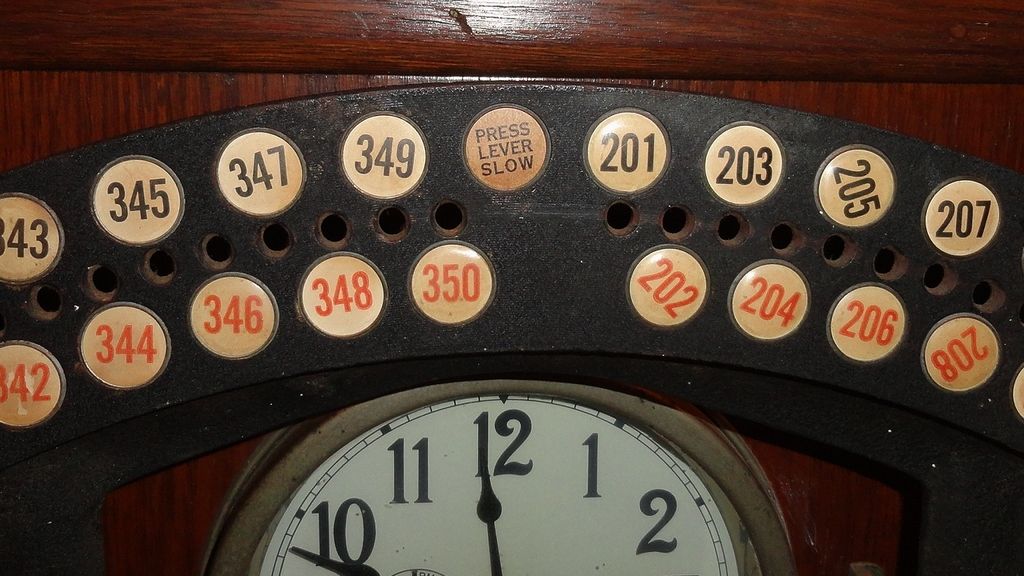 Rare Old IBM International Business Machines Dial Time Recorder Punch