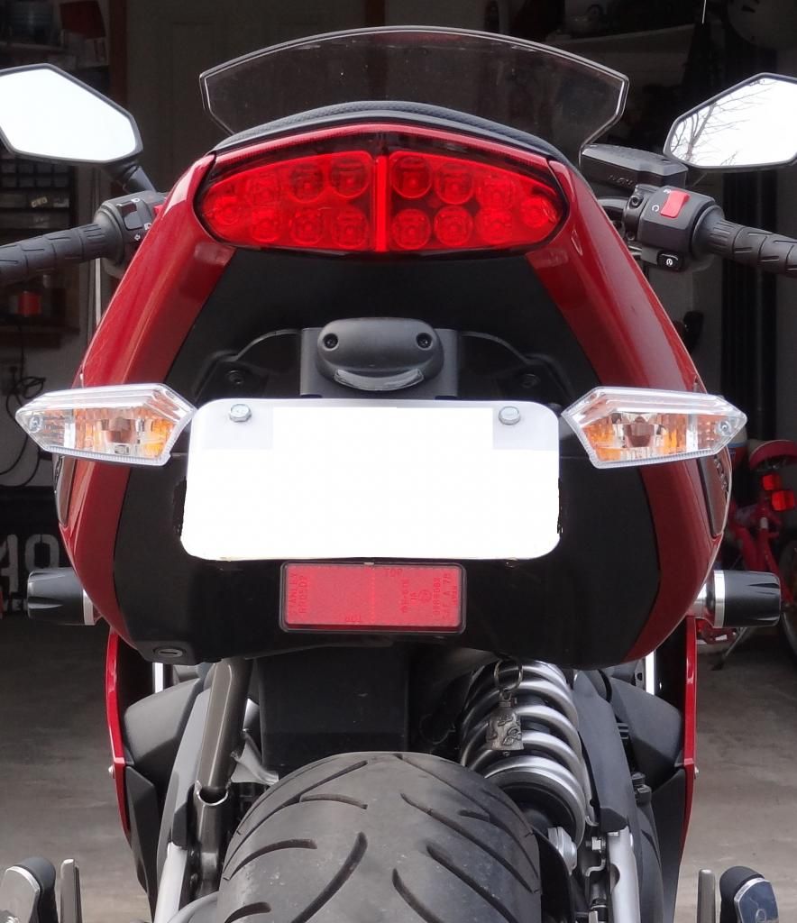 Fender eliminator kit (Tail tidy) for Kawasaki Ninja 650R, ER6f, ER6n