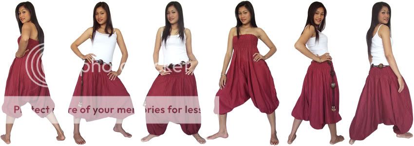 harem genie yoga pants aladdin hippie baggy jumpsuit  