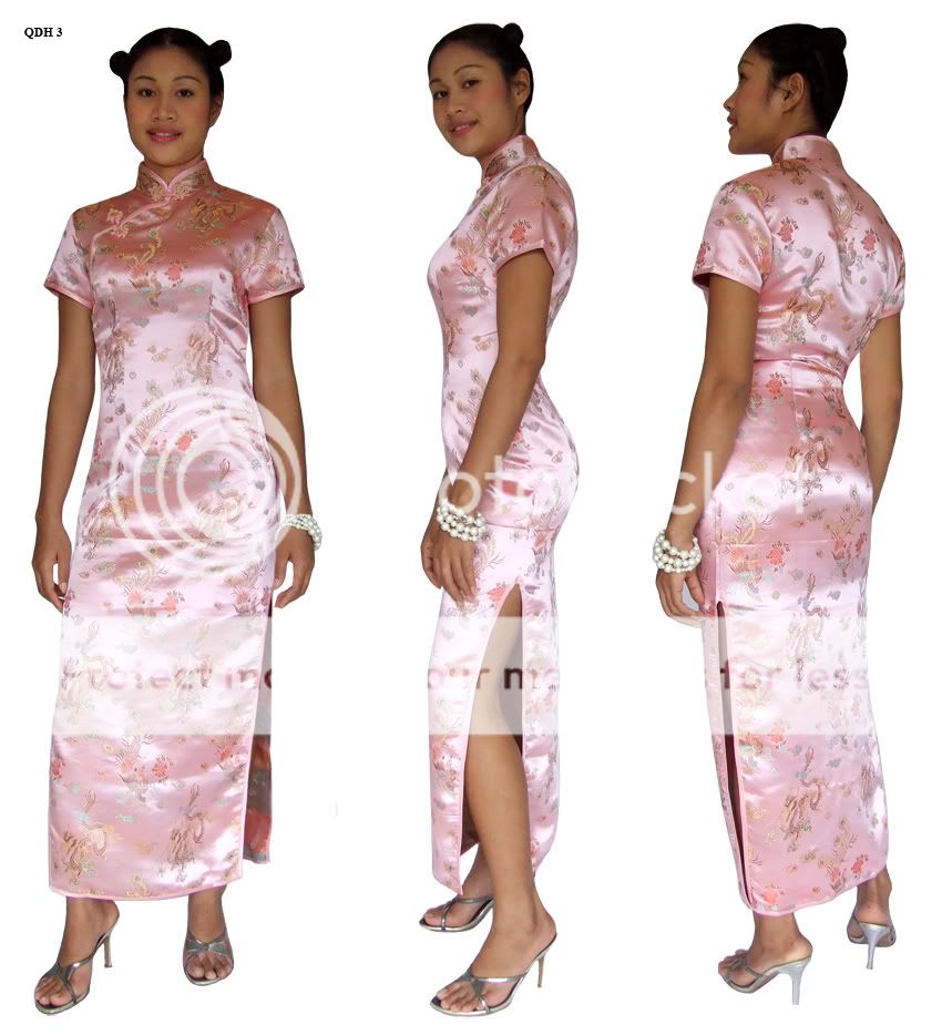 china cheongsam qipao asia kleid seide abendkleid 34 42  