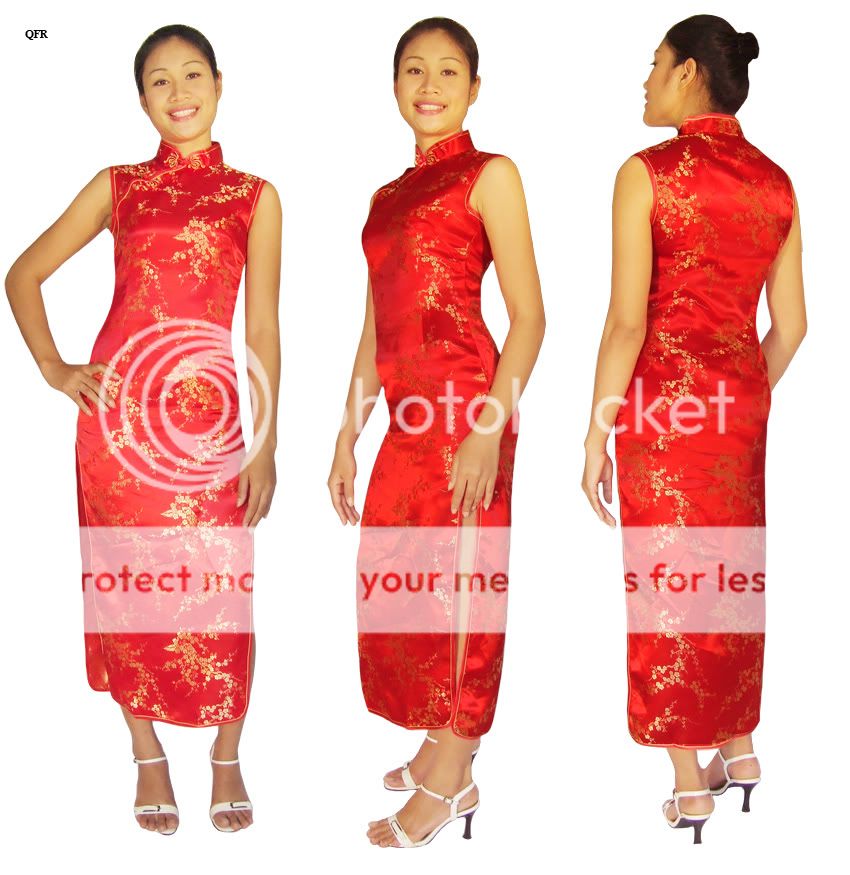 china cheongsam qipao asia kleid seide abendkleid 34 42  