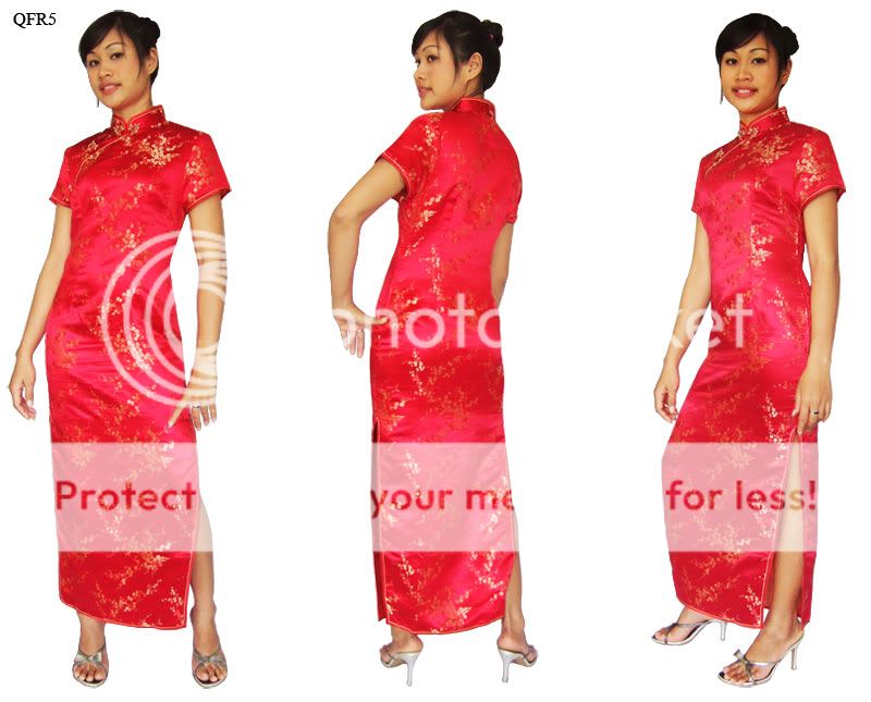 china cheongsam qipao asia kleid seide abendkleid 34 42  