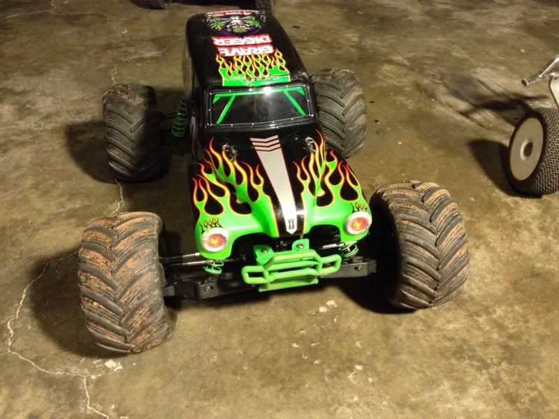 Grave Digger build up from parts