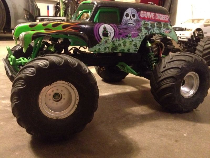 Grave Digger build up from parts